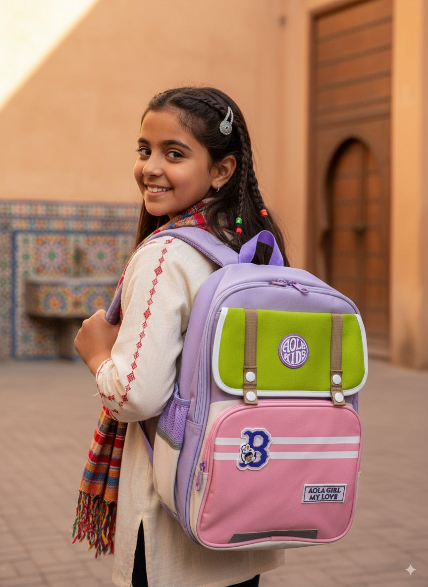 🎒 شكارة مدرسية أنيقة ومريحة