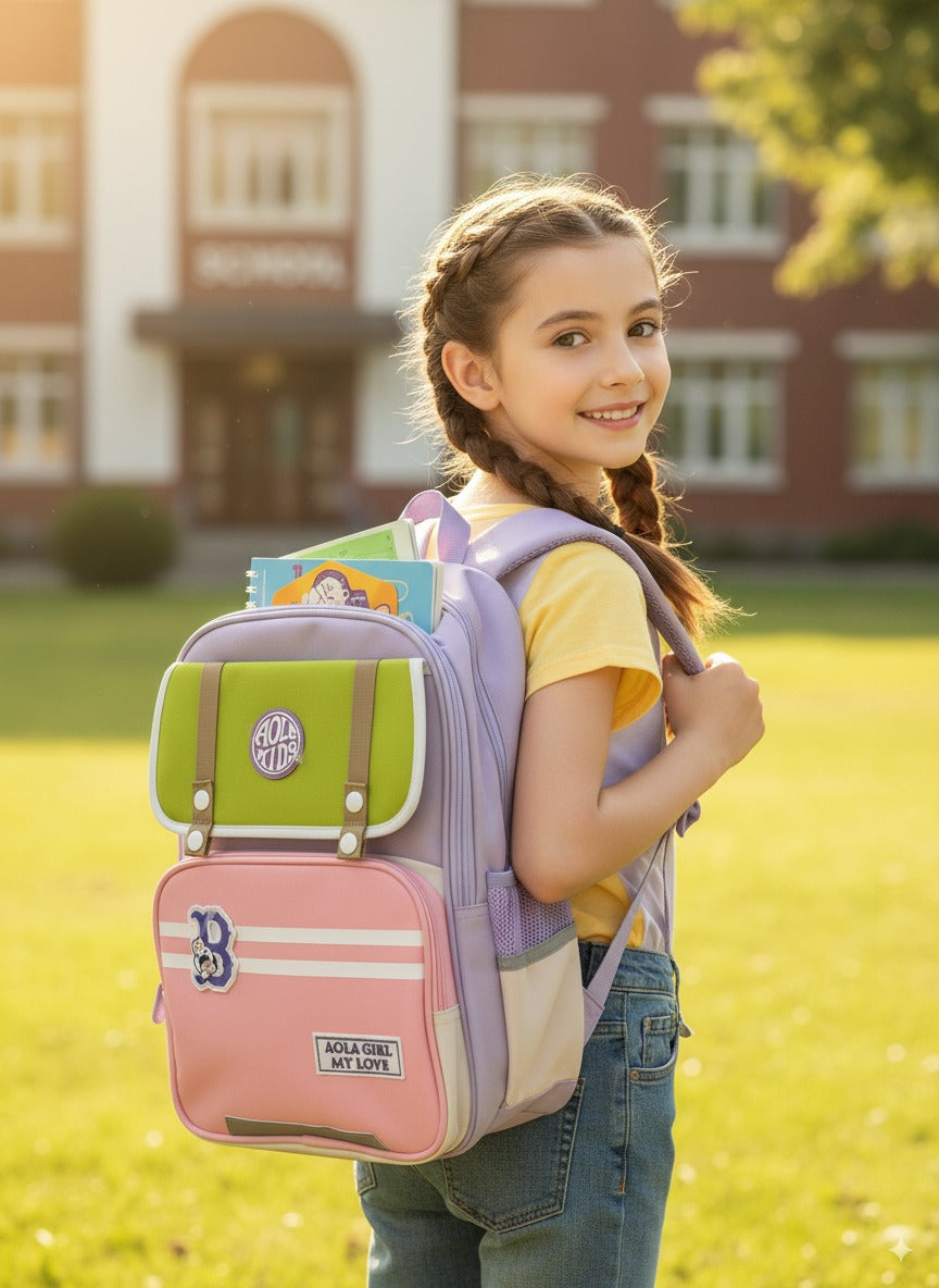 🎒 شكارة مدرسية أنيقة ومريحة