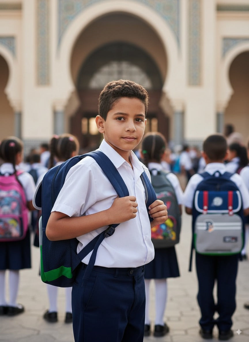 🎒 شكارة مدرسية أنيقة ومريحة
