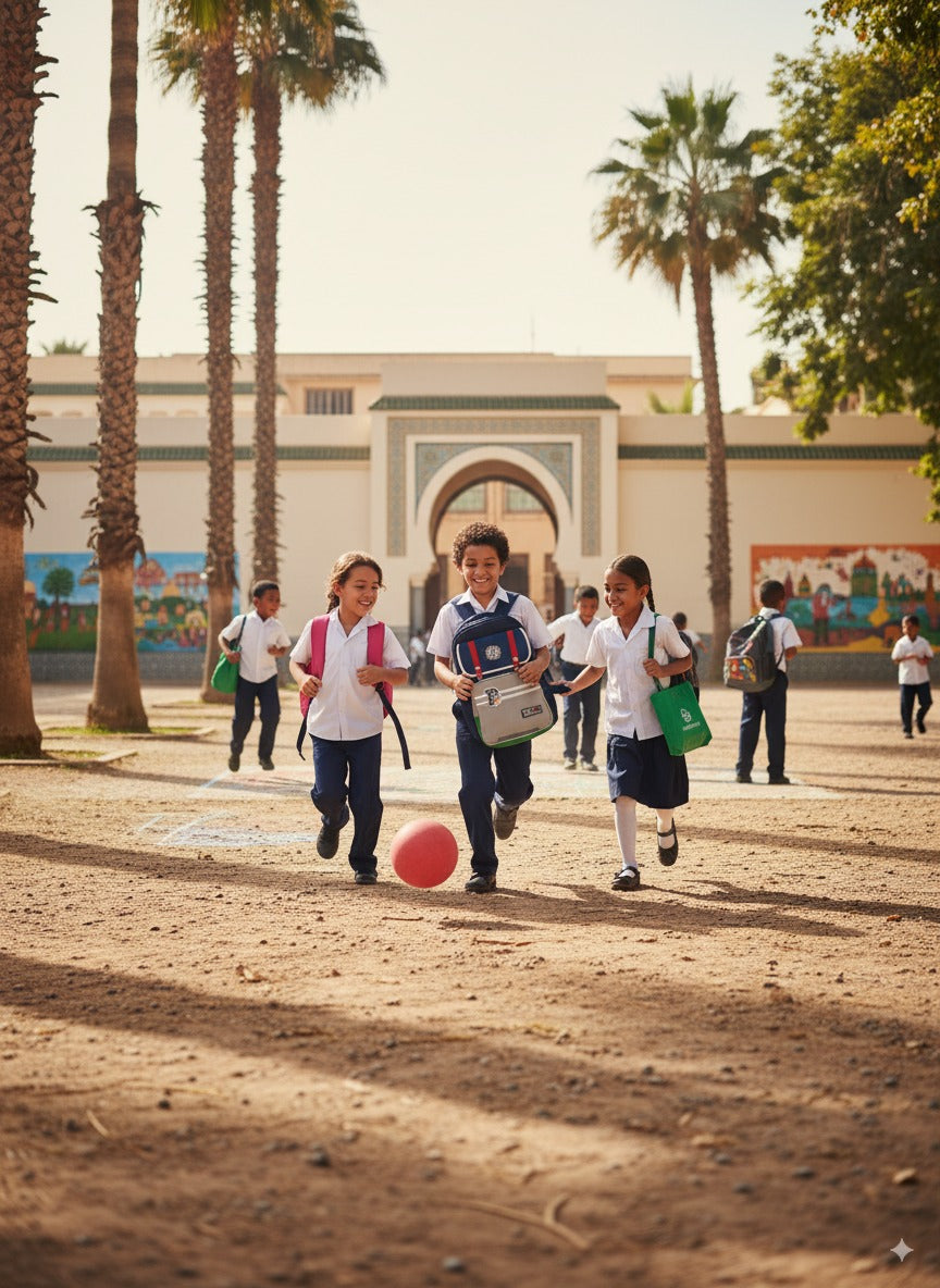 🎒 شكارة مدرسية أنيقة ومريحة
