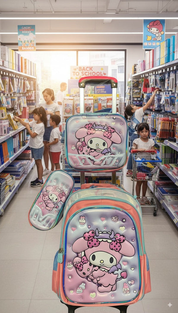 🎒 شكارة Cinnamoroll تلاث قطع