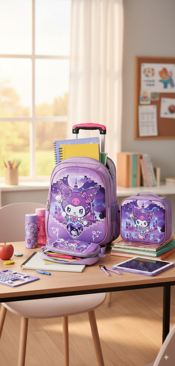 🎒 شكارة Kuromi تلاث قطع