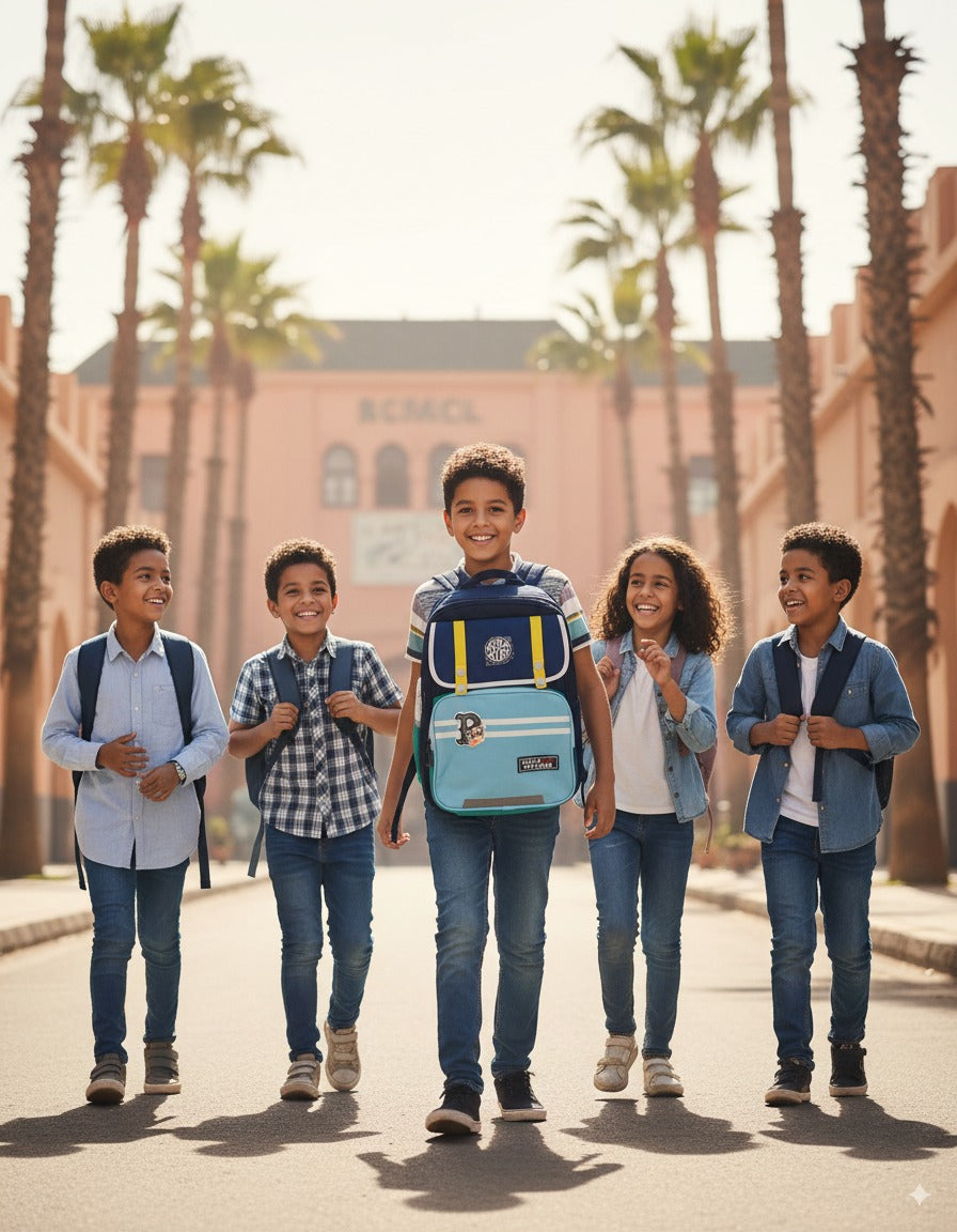 🎒 شكارة مدرسية أنيقة ومريحة